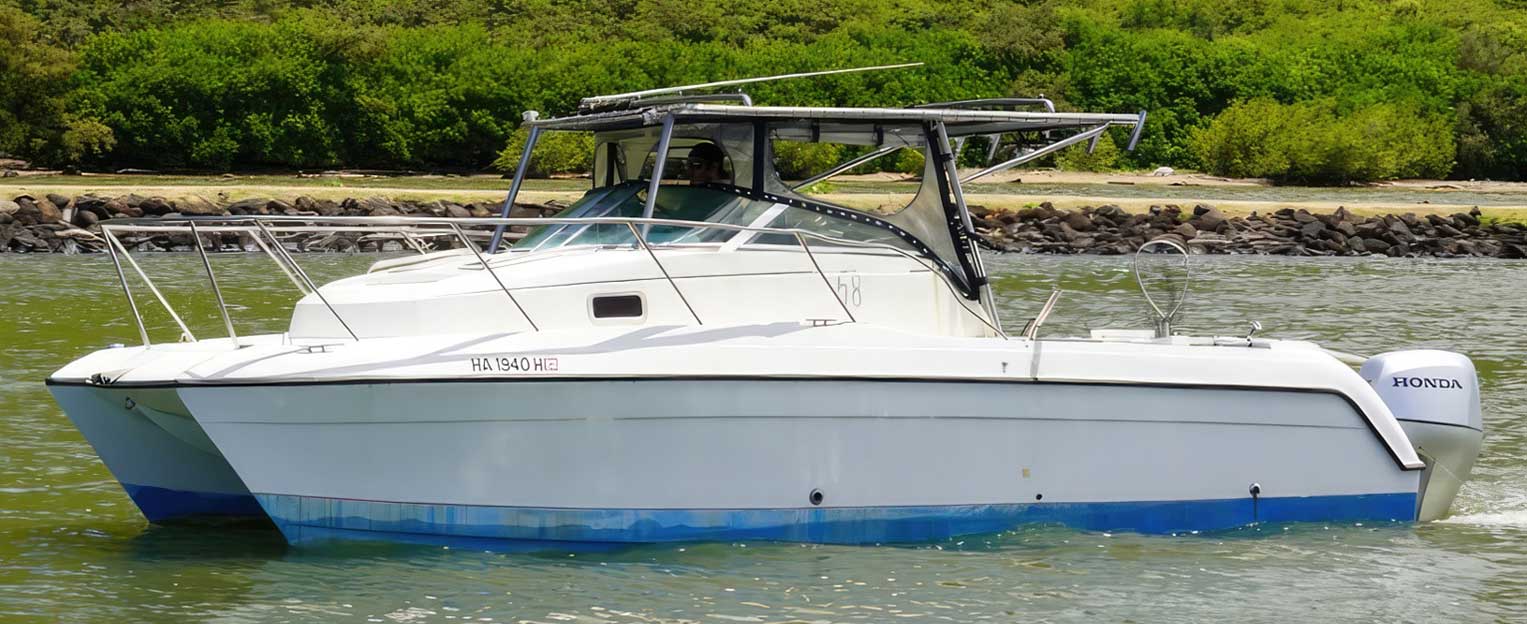 Aloha Kauai Sportfishing's boat "Malolo"